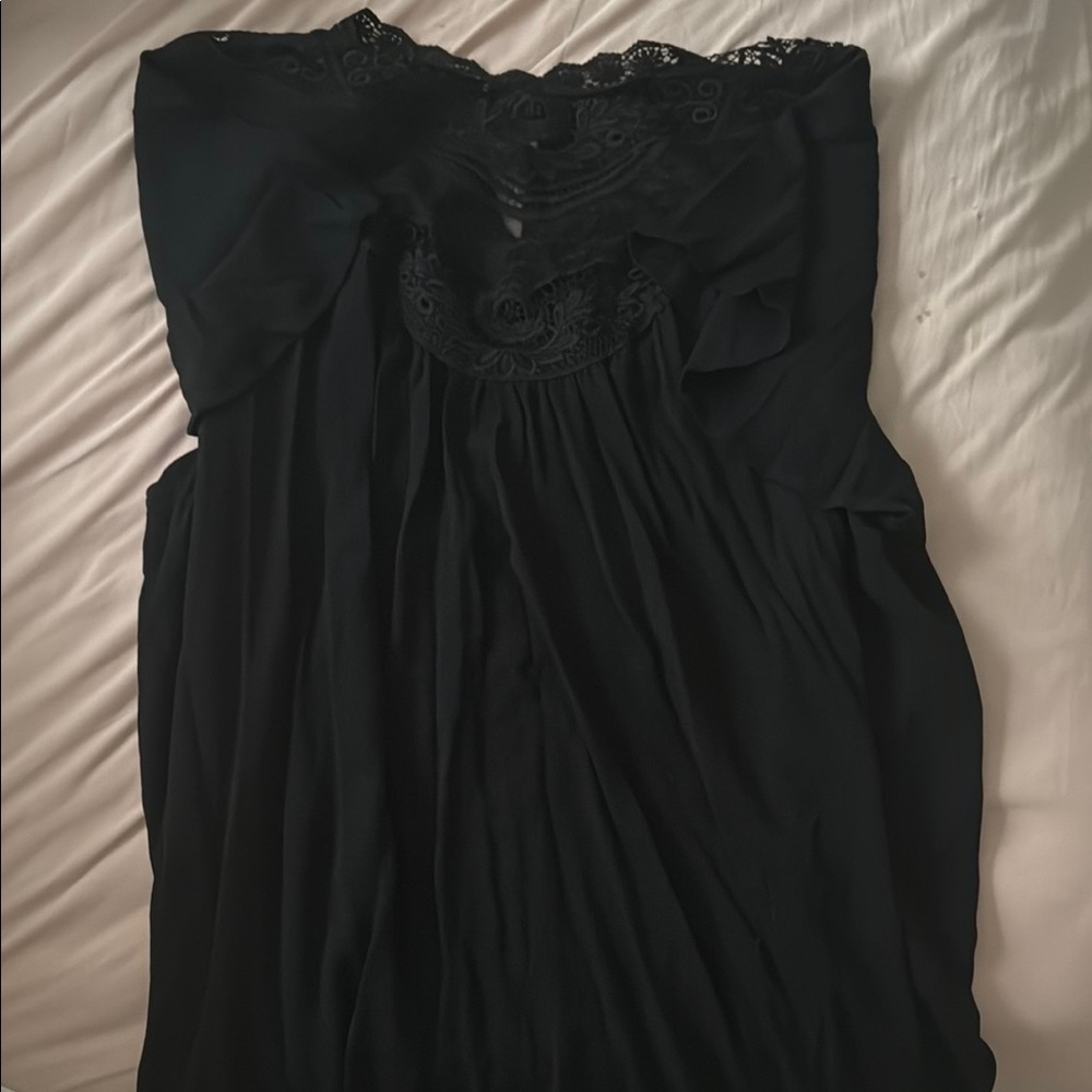 Torrid Black Short Sleeve Top
